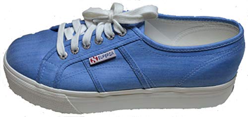 Superga 2790 Polydenim Damen Sneaker (42 EU, Blau) von Superga