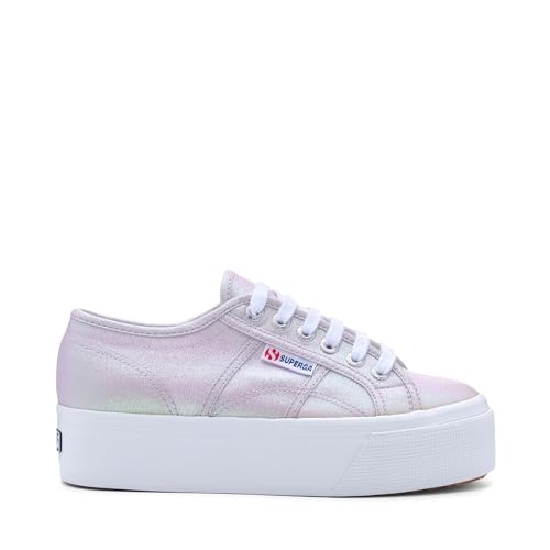 Superga 2790Cotw Linea Up and Down Unisex-Sneaker für Erwachsene, Pastell, Lila, irisierend, 39.5 EU von Superga
