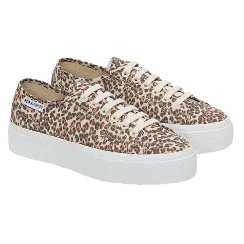 Superga 3740 Platform Leopard Print Le Light Classic Leopard-F Größe EU 39 von Superga