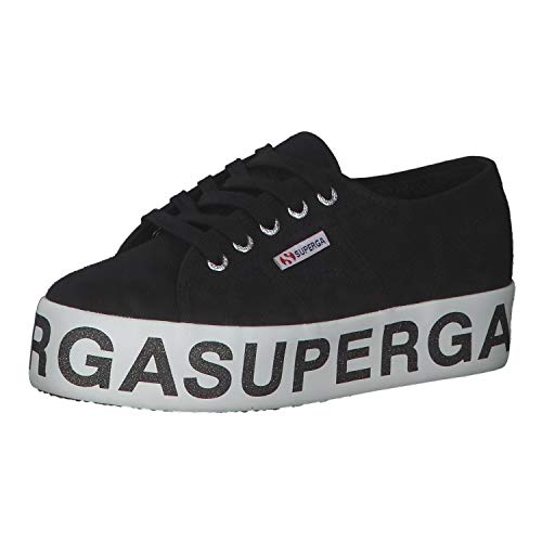 Superga 8032751889964 Gymnastikschuhe, Black-Black, 37 EU von Superga