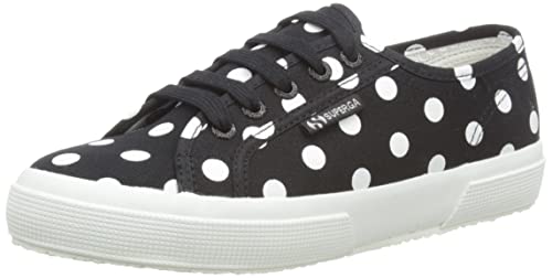 Superga 8033773994766 Gymnastikschuhe, Black-Dots White, 38 EU von Superga