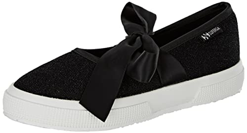 SUPERGA Damen 2257-Jerseylurexj Gymnastikschuh, 999 Schwarz, 32 EU von Superga