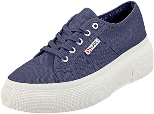 Superga Damen 2287 Bubble Niedrige Turnschuhe, Blu Navy 933, 41 EU von Superga