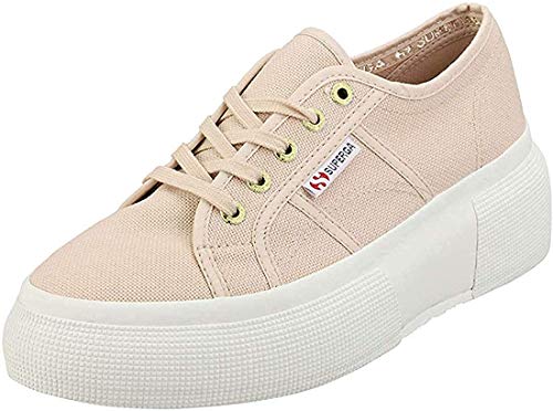 Superga Damen 2287 Bubble Niedrige Turnschuhe, Rosa Pink Skin W6y, 41 EU von Superga