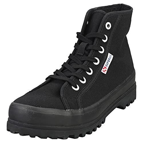 Superga Damen 2341 cotu Alpina High top Turnschuhe Schwarz 38 von Superga