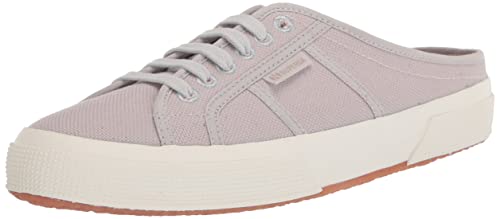 Superga Damen 2402 Organic Canvas Natural Dye Slide Sneaker, Magenta Leaves, 39.5 EU von Superga