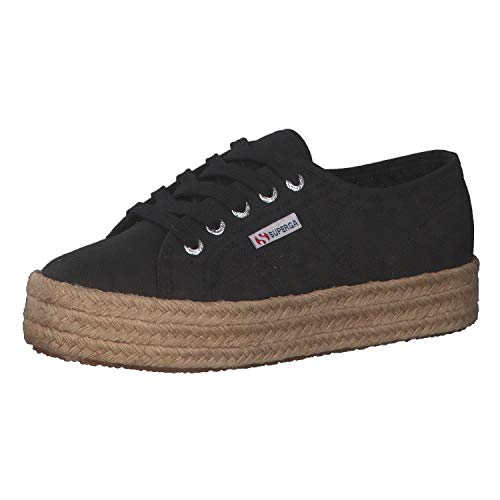 Superga Damen 2730 Rope Gymnastikschuhe, Schwarz (Full Black 996), 42 EU von Superga