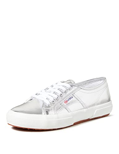 Superga Damen 2750 COTMETW Sneaker, Silber 031, 42.5 EU von Superga