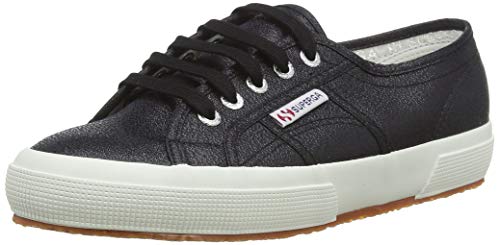 Superga Damen 2750 Lamew Sneakers, Schwarz (999), Gr. 41.5 EU von Superga