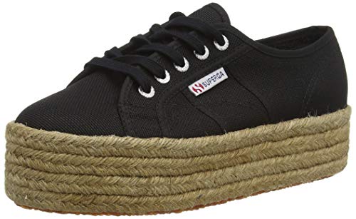 Superga Damen 2790 COTROPEW Gymnastikschuhe, Schwarz (Full Black 996), 37 EU von Superga