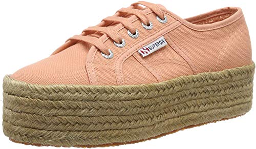 Superga Damen 2790 COTROPEW Niedrige Sportschuhe, Rosa Peach Lt Coral J74, 35 EU von Superga