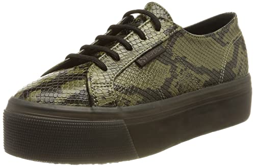 SUPERGA Damen 2790-Jellygum Synsnakew Oxford-Schuh, Green Military, 37 EU von Superga