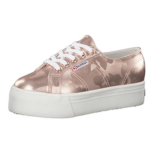 Superga Damen Sneaker 2790 ARMYCHROMW S00DVC0 Rose Gold 37 von Superga