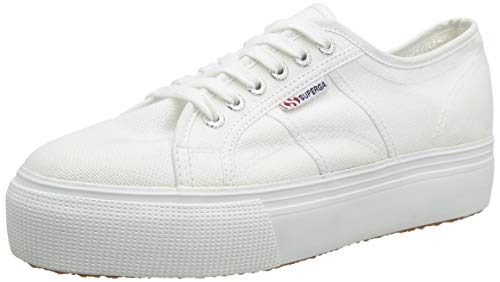 Superga Womens 2790 COTW Linea Up Down Platforms Trainers White von Superga