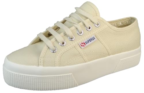 Superga S21384W-AKJ 2740 Platform beige Eggshell Avorio Damen Plateau Sneaker von Superga