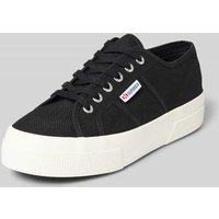 Superga Sneaker mit Label-Detail Modell '2740 PLATFORM' in Black, Größe 38 von Superga