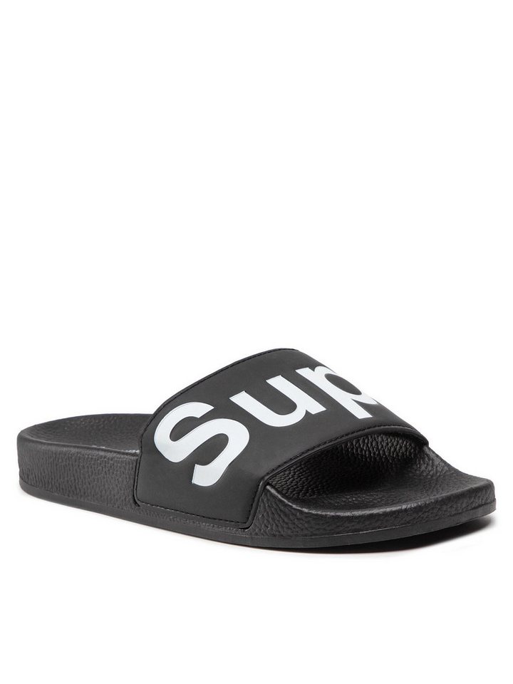 Superga Superga Damen Flip-Flops SUPERGA-1908 SLIDES POLYSOFT BLACK-WHITE 910 Badepantolette von Superga