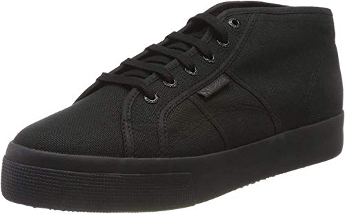 Superga Unisex 2578-COTU Hohe Sneaker, Schwarz (Total Black 997), 38 EU von Superga