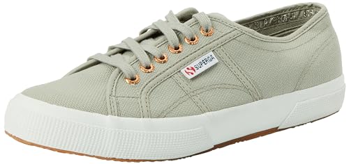 Superga Unisex 2750 COTU Classic Sneaker, Gris (Lt Grey/Rose Gold F00), 49 EU von Superga