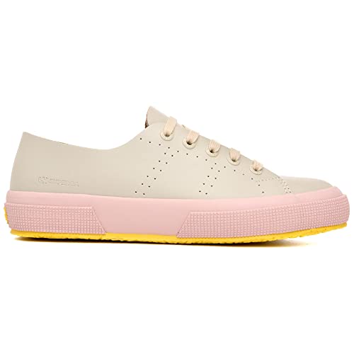 SUPERGA Unisex 2750 Morphing Mule Leather Oxford-Schuh, Ecru F Pink Skin, 37 EU von Superga