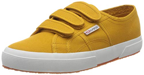 Superga Unisex-Erwachsene 2750-cot3strapu Gymnastikschuhe, Gelb (Yellow Golden W8U), 35 EU von Superga