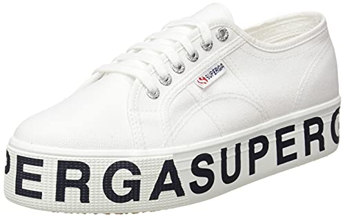 Superga Unisex-Erwachsene 2790-Cotw Outsole Lettering Sneaker, Weiß, 38 EU von Superga