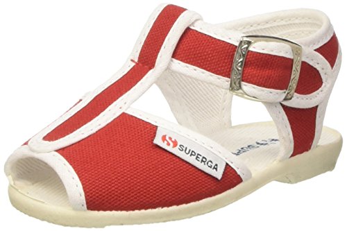 Superga Unisex-Kinder 1200-cotj Slingback Sandalen, Rot (Red 970), 21 EU von Superga