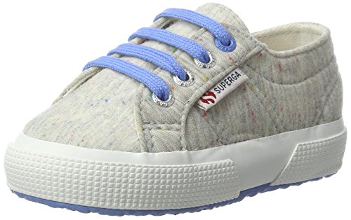 Superga Unisex-Kinder 2750 Fabric JERSEYJ Low-Top, Mehrfarbig (Blue lt. Fuxia) von Superga