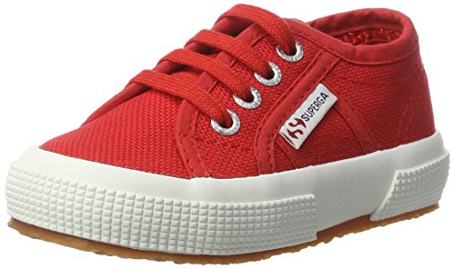 Superga Unisex-Kinder 2750 Jcot Classic Low-Top, Rot (Red-White), 24 von Superga