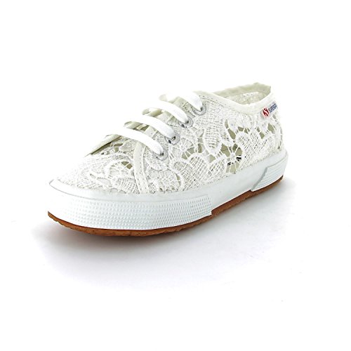 Superga Unisex-Kinder 2750-macramej Low-Top, Weiß (901), 29 EU von Superga