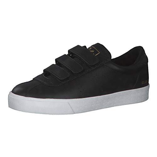 Superga Unisex Sneaker 2870 Club S Comfort Leather Strap S51225W Black 43 von Superga