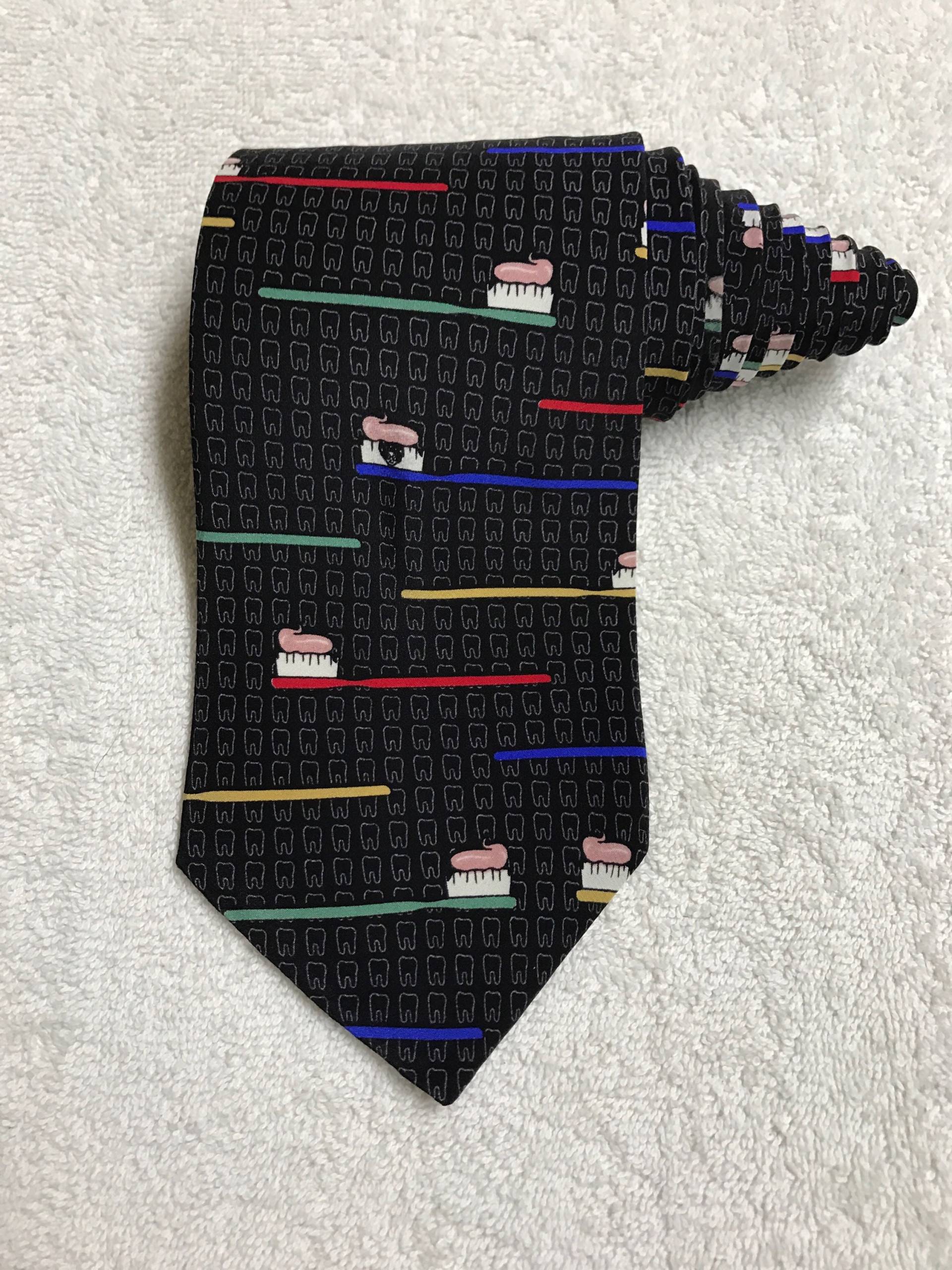 Vicky Davis Brush Up Zahnbürste Vintage Neuheit Krawatte von Supergirlsstore