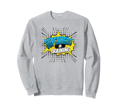 Superheld im Training, lustiges Comic-Stil für Kinder Sweatshirt Superheld im Training, lustiges Comic-Stil für Kinder Sweatshirt von Superhero Kids Training Comic Style