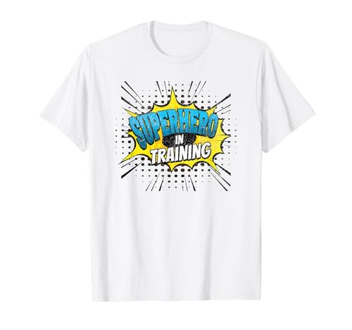 Superheld im Training, lustiges Comic-Stil für Kinder T-Shirt Superheld im Training, lustiges Comic-Stil für Kinder T-Shirt von Superhero Kids Training Comic Style