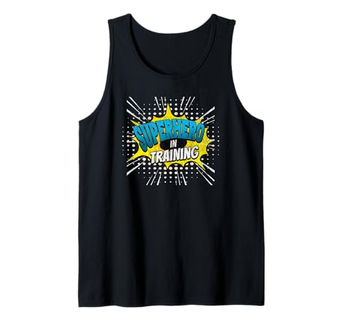 Superheld in Training Funny Kids Comic Style Hero Tank Top Superheld in Training Funny Kids Comic Style Hero Tank Top von Superhero Kids Training Comic Style
