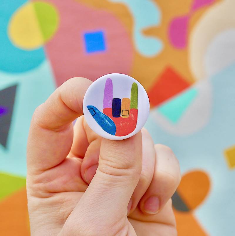 Superlove I Love You Ily Knöpfe von SuperloveProject