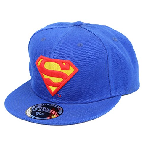 DC Comics Herren Superman Baseball Cap - Classic Logo Herren Snapback Cap Blau von Superman