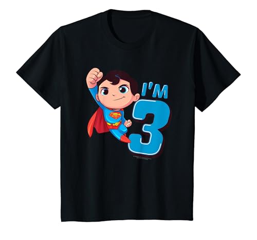 Kinder Superman 3rd Birthday Cute I'm 3 T-Shirt von Superman