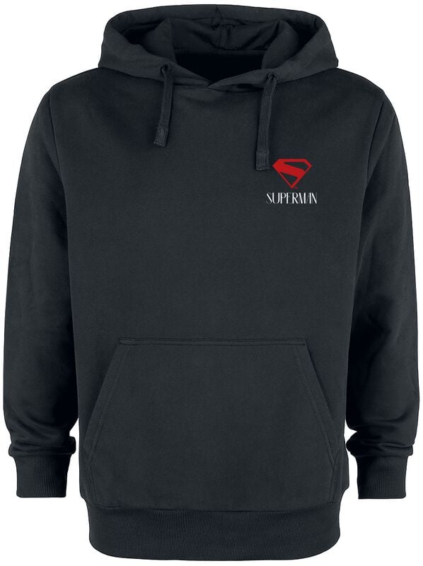 Superman - DC Comics Kapuzenpullover - Superman - DC Comics - beidseitig bedruckt - S bis 3XL - für Männer - Größe XL - schwarz  - EMP exklusives von Superman
