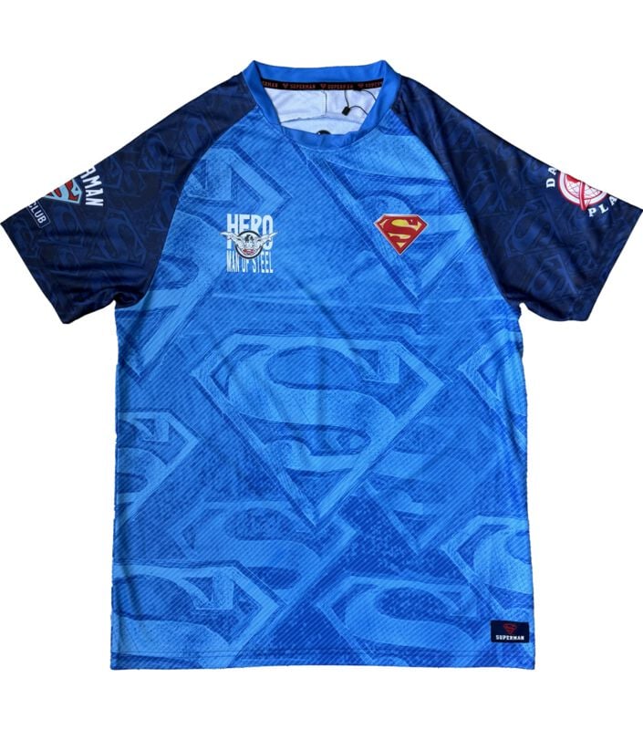 Superman - DC Comics Trikot - 38 - Soccer Jersey - S bis XXL - für Männer - Größe M - multicolor  - Lizenzierter Fanartikel von Superman