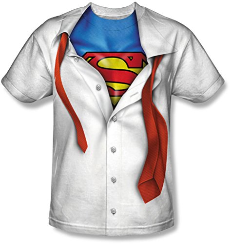 Superman - - Herren Ich bin T-Shirt, XXX-Large, White von Superman