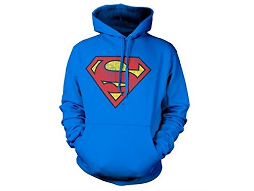 Superman Herren Kapuzenpullover, Multicolor, XXL von Superman