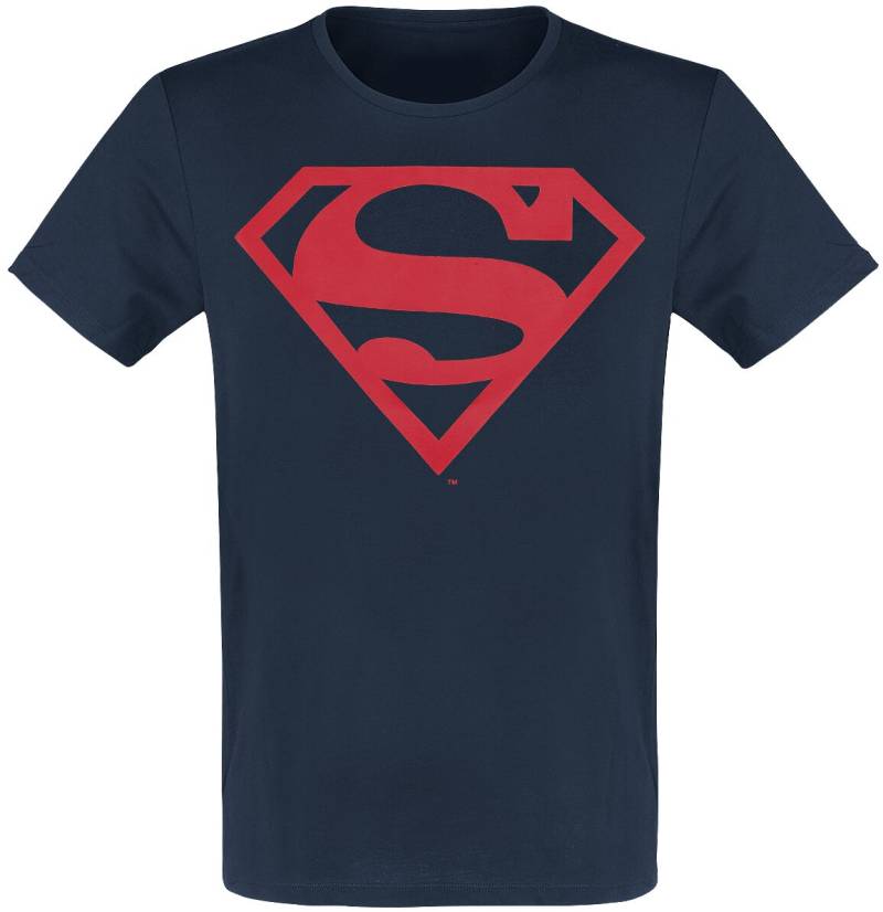 Superman Logo - Puff T-Shirt navy in XXL von Superman