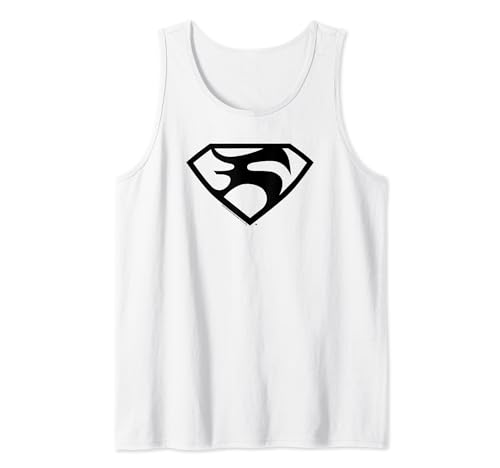 Superman Man of Steel Black Shield Tank Top von Superman