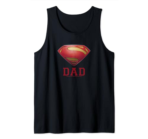 Superman Man of Steel Dad of Steel Superpapa Vater Papa Tank Top von Superman