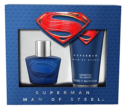 Superman Man of Steel Geschenkset: Eau de Toilette 30 ml + Duschgel 150 ml, 1er Pack (1 x 180 ml) von Superman