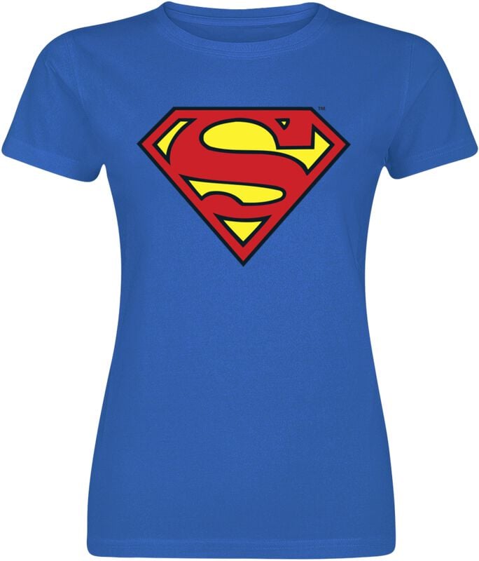 Superman Shield T-Shirt blau in M von Superman