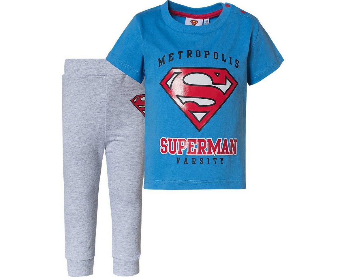 Superman Shirt & Hose SUPERMAN BABY SET Shirt+ Hose für Jungen Gr.62 68 80 86 92 cm von Superman