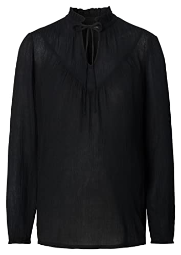 Supermom Damen Blouse Ansty Long Sleeve Bluse, Black - P090, 40 EU von Supermom