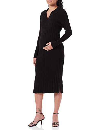 Supermom Damen Dress Avery Long Sleeve Kleid, Black - P090, 42 EU von Supermom